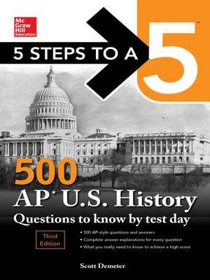 cover image of 5 Steps to a 5: 500 AP US History Questions to Know by Test Day